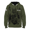 Imagen del producto Mando Hoodie Niños verde - Star Wars The Mandalorian