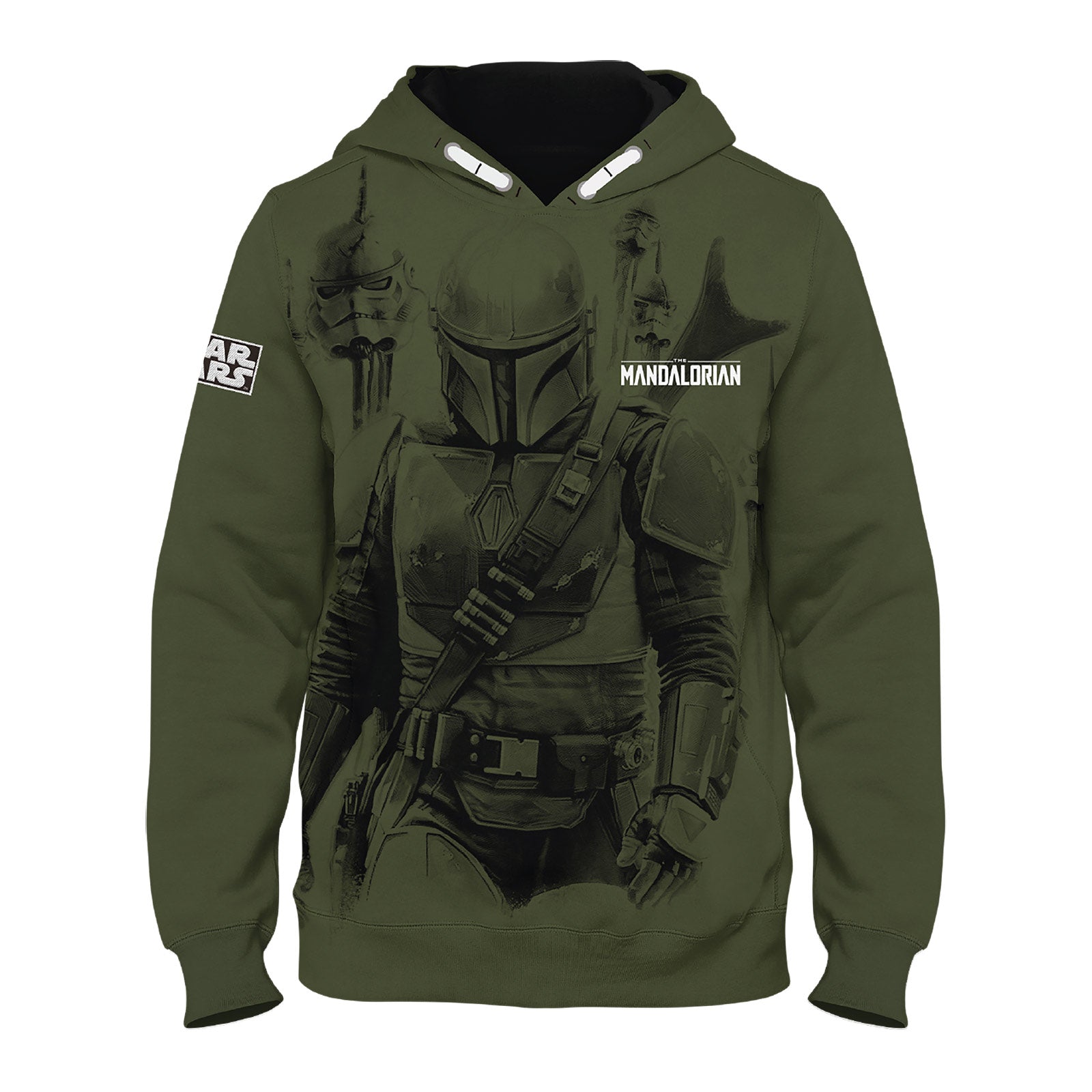 Imagen del producto Mando Hoodie Niños verde - Star Wars The Mandalorian