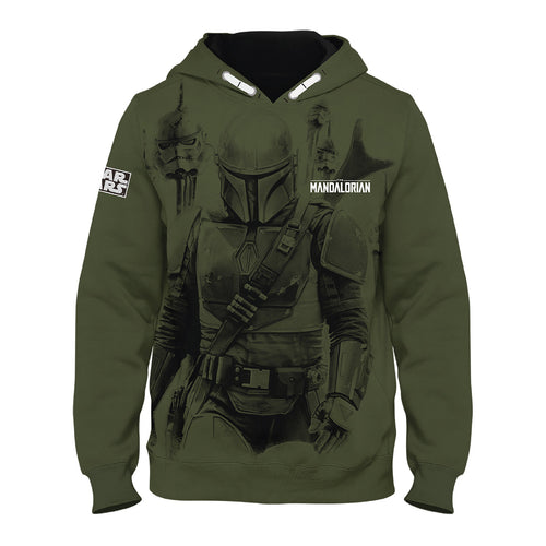 Imagen del producto Mando Hoodie Niños verde - Star Wars The Mandalorian