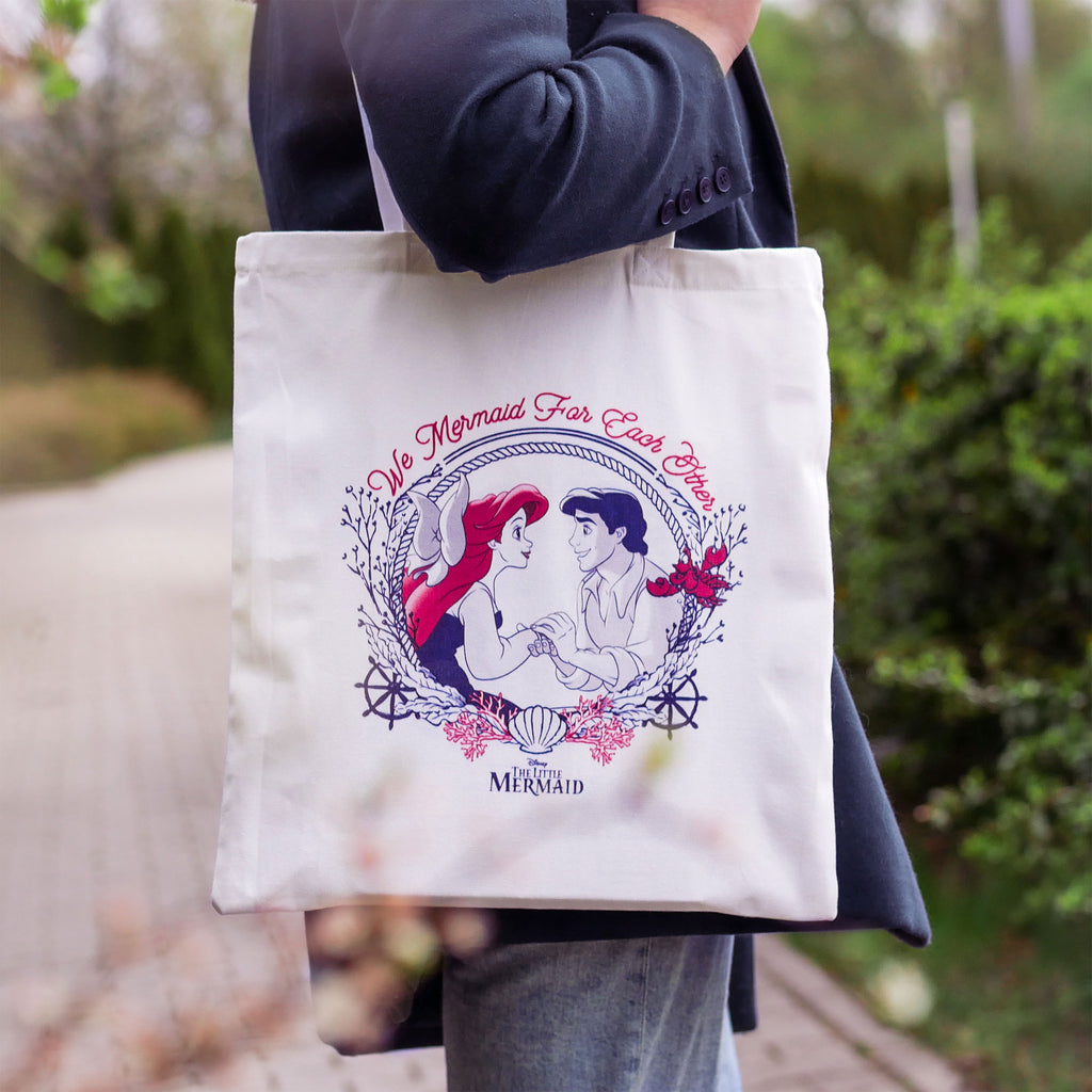 Imagen del producto Ariel - We Mermaid for Each Other Bolsa de yute blanca