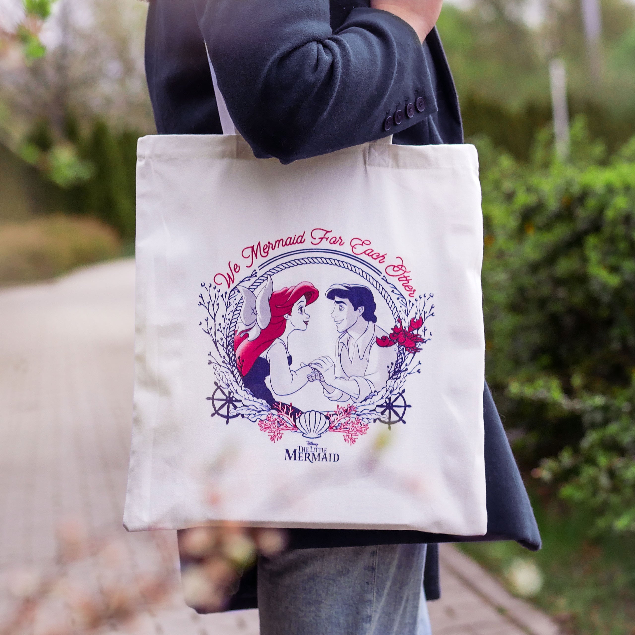 Imagen del producto Ariel - We Mermaid for Each Other Bolsa de yute blanca
