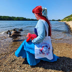 Imagen del producto Ariel - We Mermaid for Each Other Bolsa de yute blanca