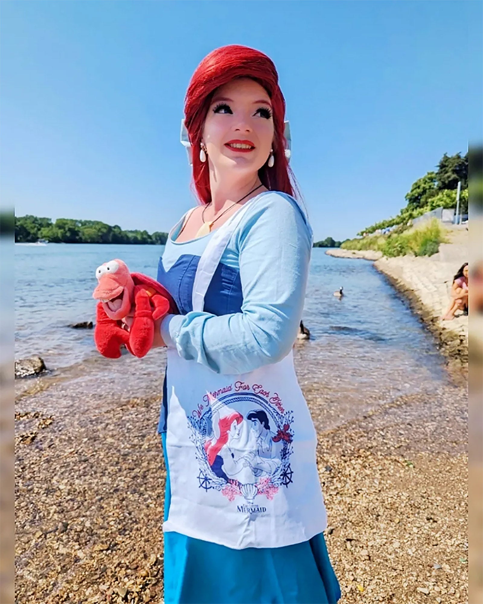 Imagen del producto Ariel - We Mermaid for Each Other Bolsa de yute blanca
