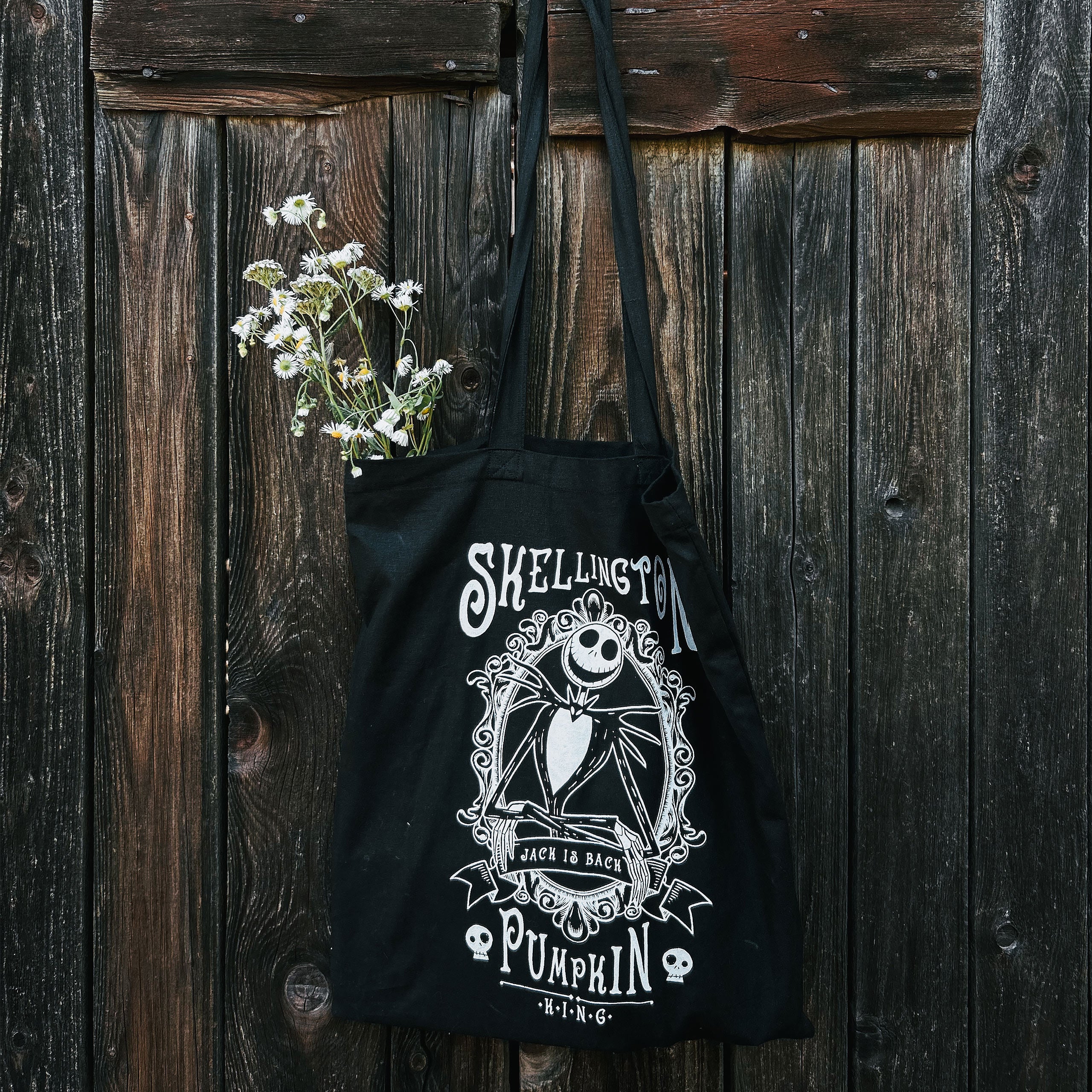 Imagen del producto Nightmare Before Christmas - Bolsa de yute Skellington Pumpkin negra