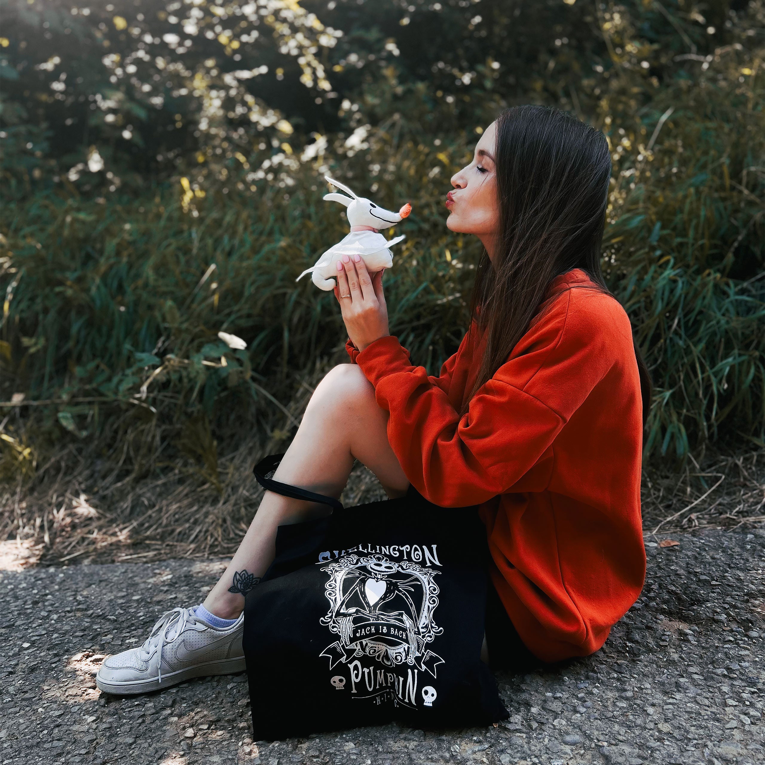 Imagen del producto Nightmare Before Christmas - Bolsa de yute Skellington Pumpkin negra
