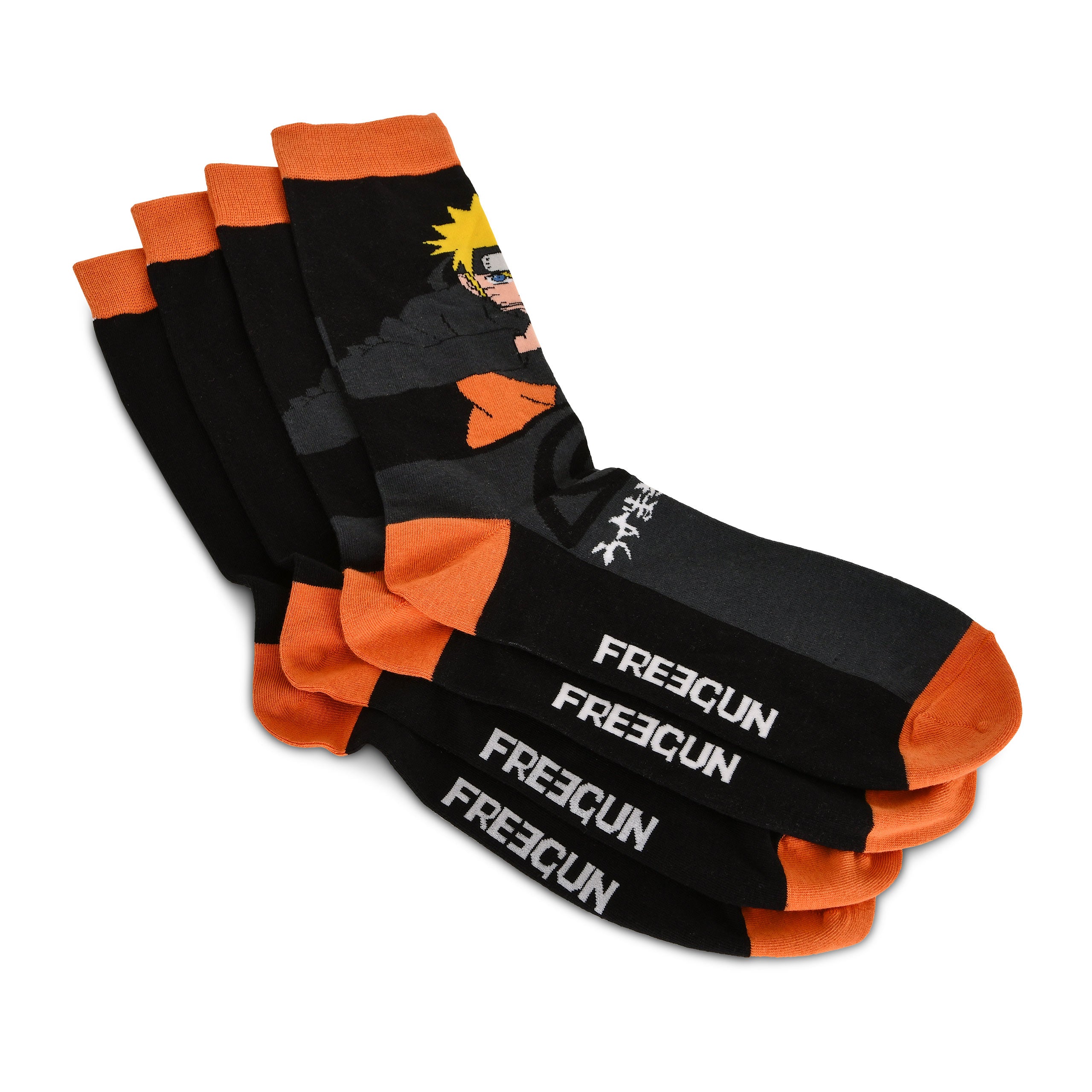 Product image Naruto Shippuden - Naruto Uzumaki Freegun Socks 2 Pair Set