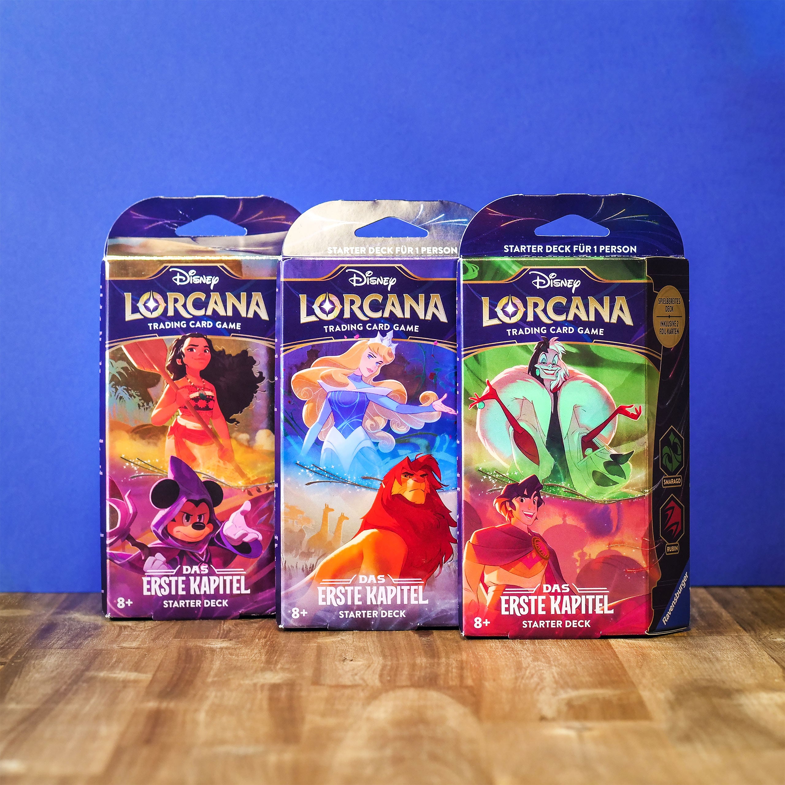 Imagen del producto Disney Lorcana Zafiro y Acero Starter Set - El Primer Capítulo Trading Card Game