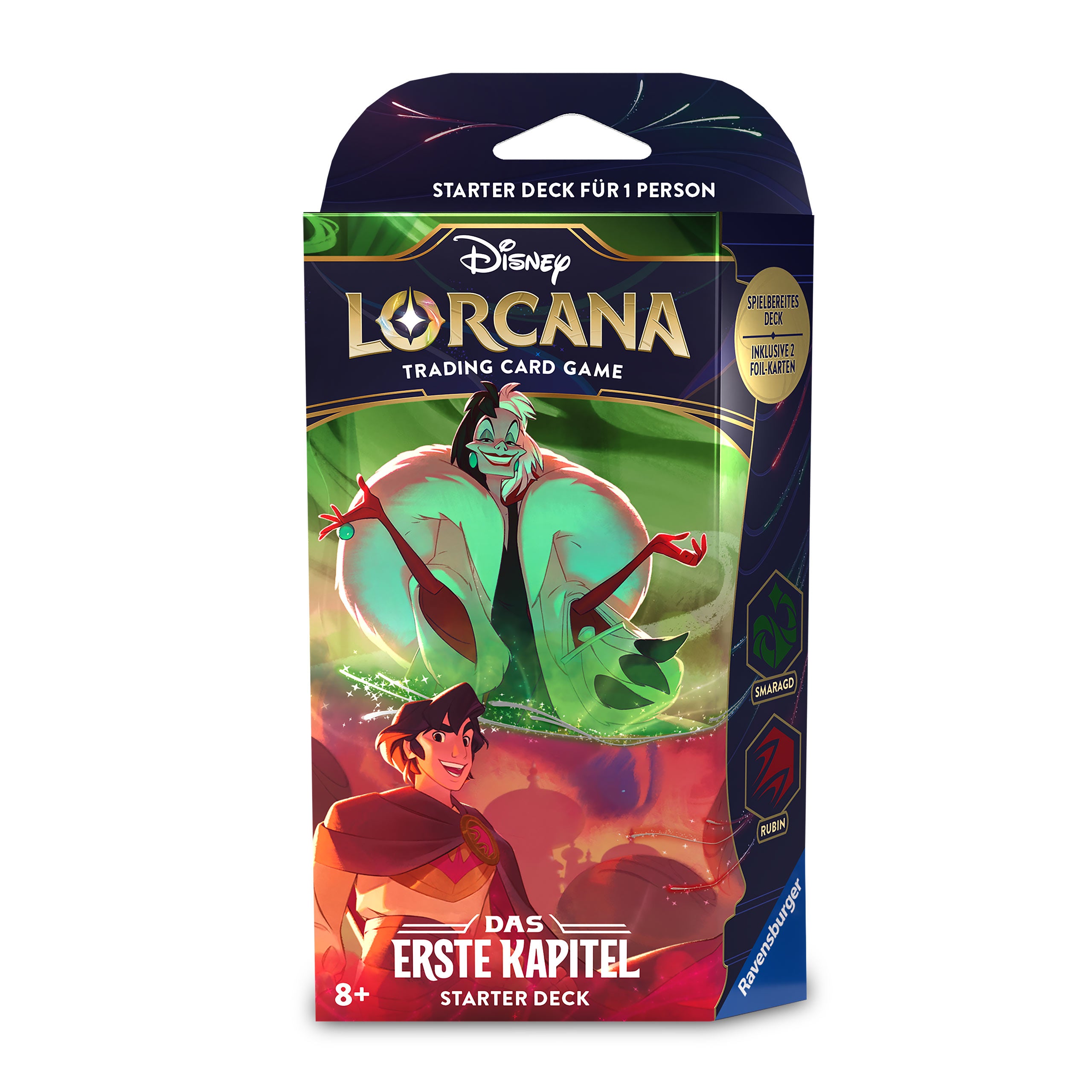 Imagen del producto Disney Lorcana Esmeralda y Rubí Starter Set - El primer capítulo Juego de cartas coleccionables