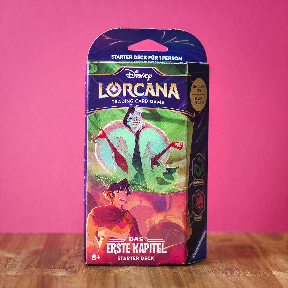Imagen del producto Disney Lorcana Esmeralda y Rubí Starter Set - El primer capítulo Juego de cartas coleccionables