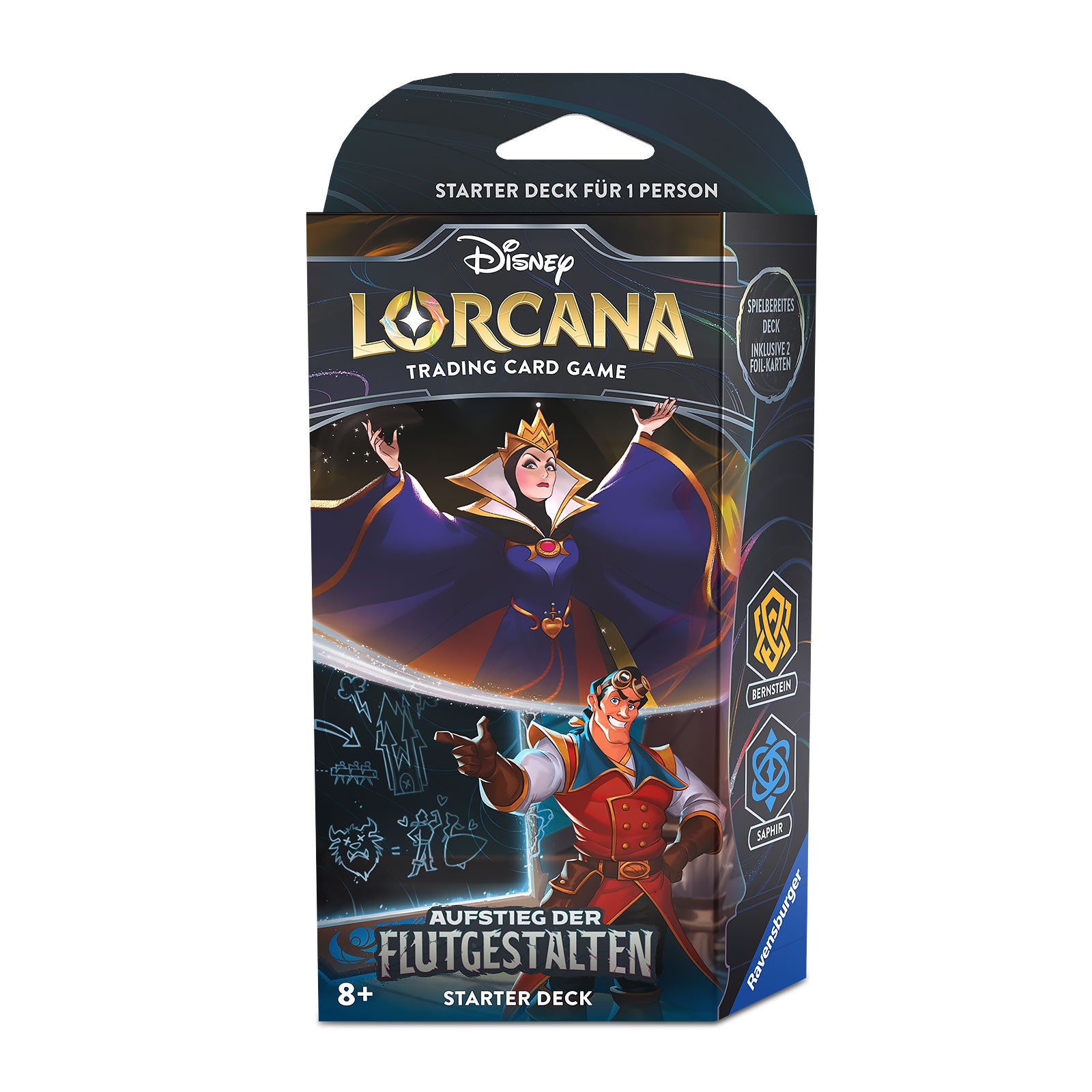 Imagen del producto Disney Lorcana Ámbar y Zafiro Starter Set - Ascenso de los Cambiaformas Trading Card Game