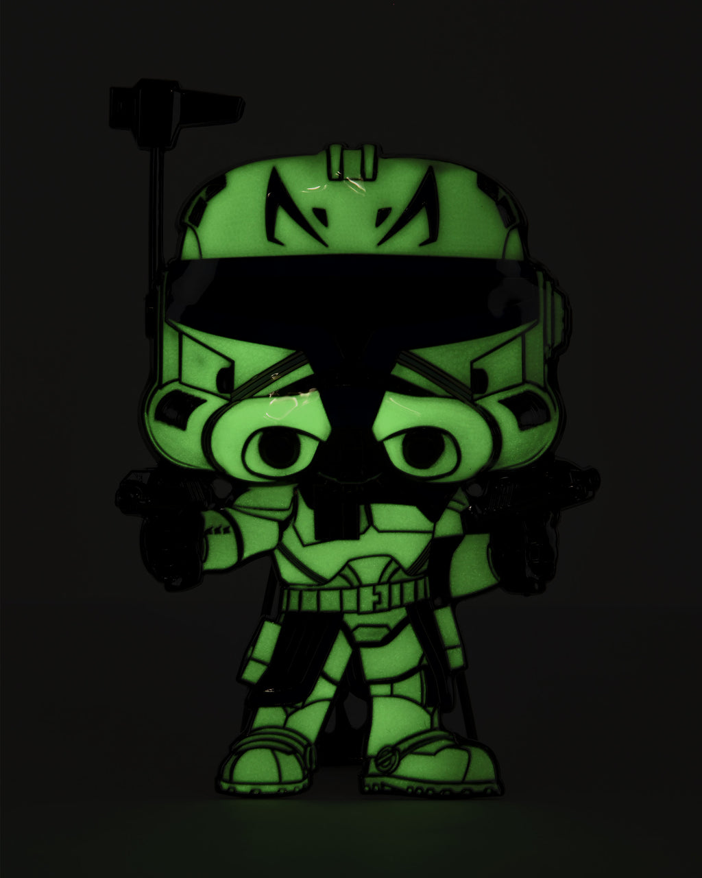 Imagen del producto Star Wars The Clone Wars - Capitán Rex Glow in the Dark Funko Pop Pin 10 cm