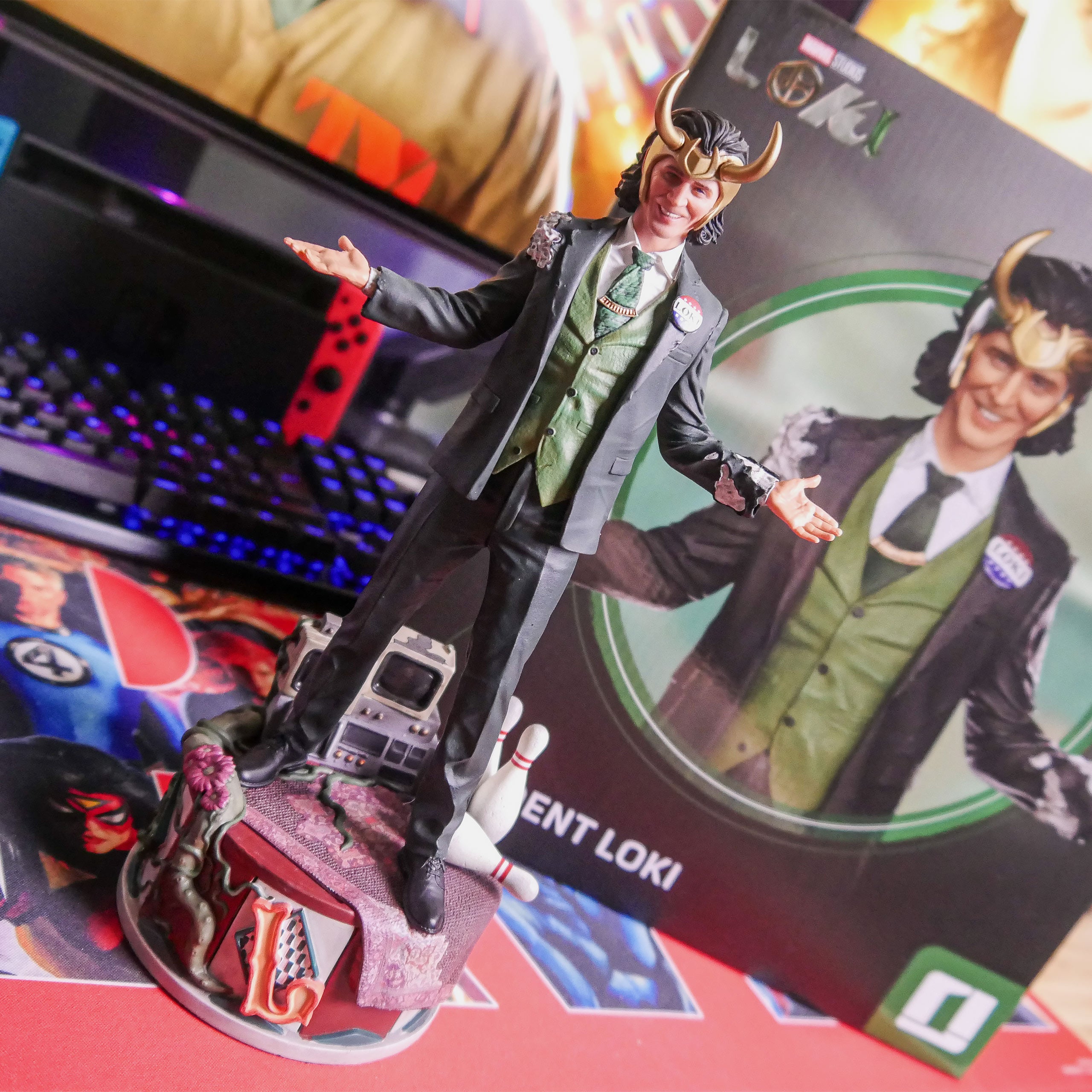 Imagen del producto Loki - Presidente BDS Art Scale Deluxe Estatua 1:10