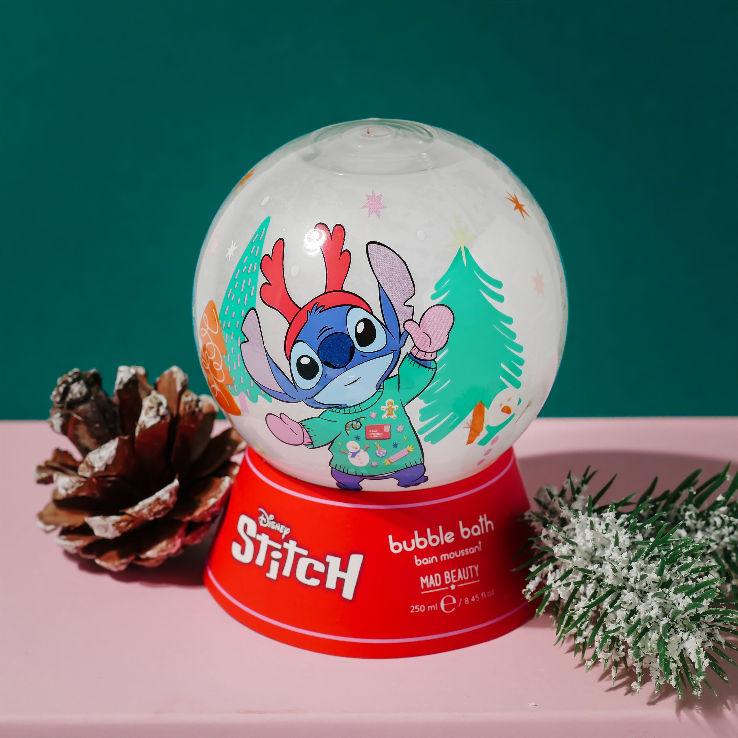 Imagen del producto Lilo & Stitch - Baño de espuma de Navidad en bola de nieve