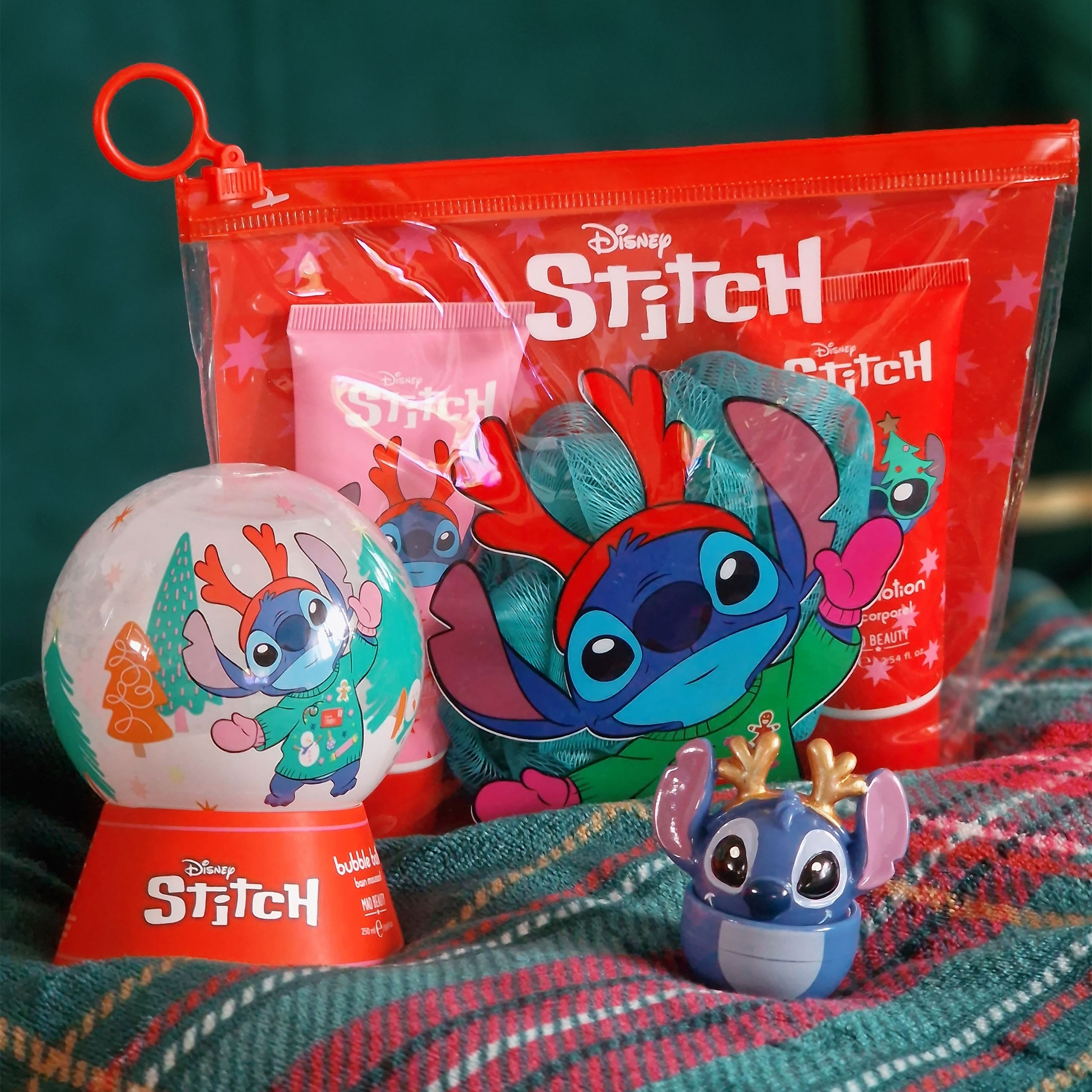 Imagen del producto Lilo & Stitch - Baño de espuma de Navidad en bola de nieve