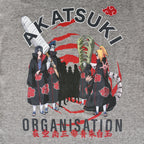 Imagen del producto Naruto Shippuden - Camiseta gris de la Organización Akatsuki