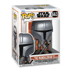 Imagen del producto Figura Funko Pop de Mandalorian con cabeza oscilante - Star Wars The Mandalorian