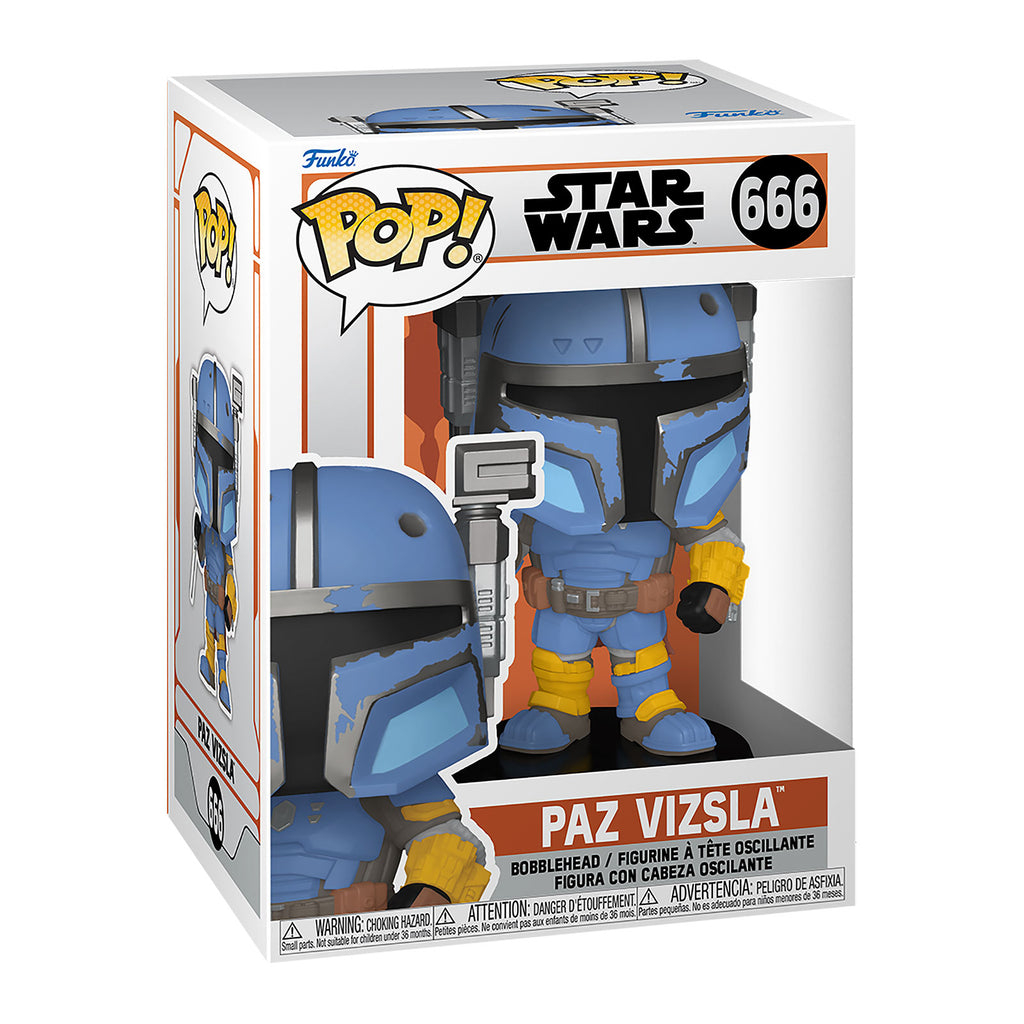 Imagen del producto Figura Funko Pop de Paz Vizsla con cabeza oscilante - Star Wars The Mandalorian