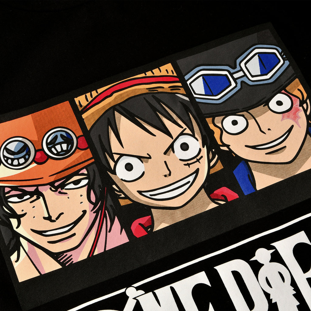 Imagen del producto One Piece - Camiseta Crew negra