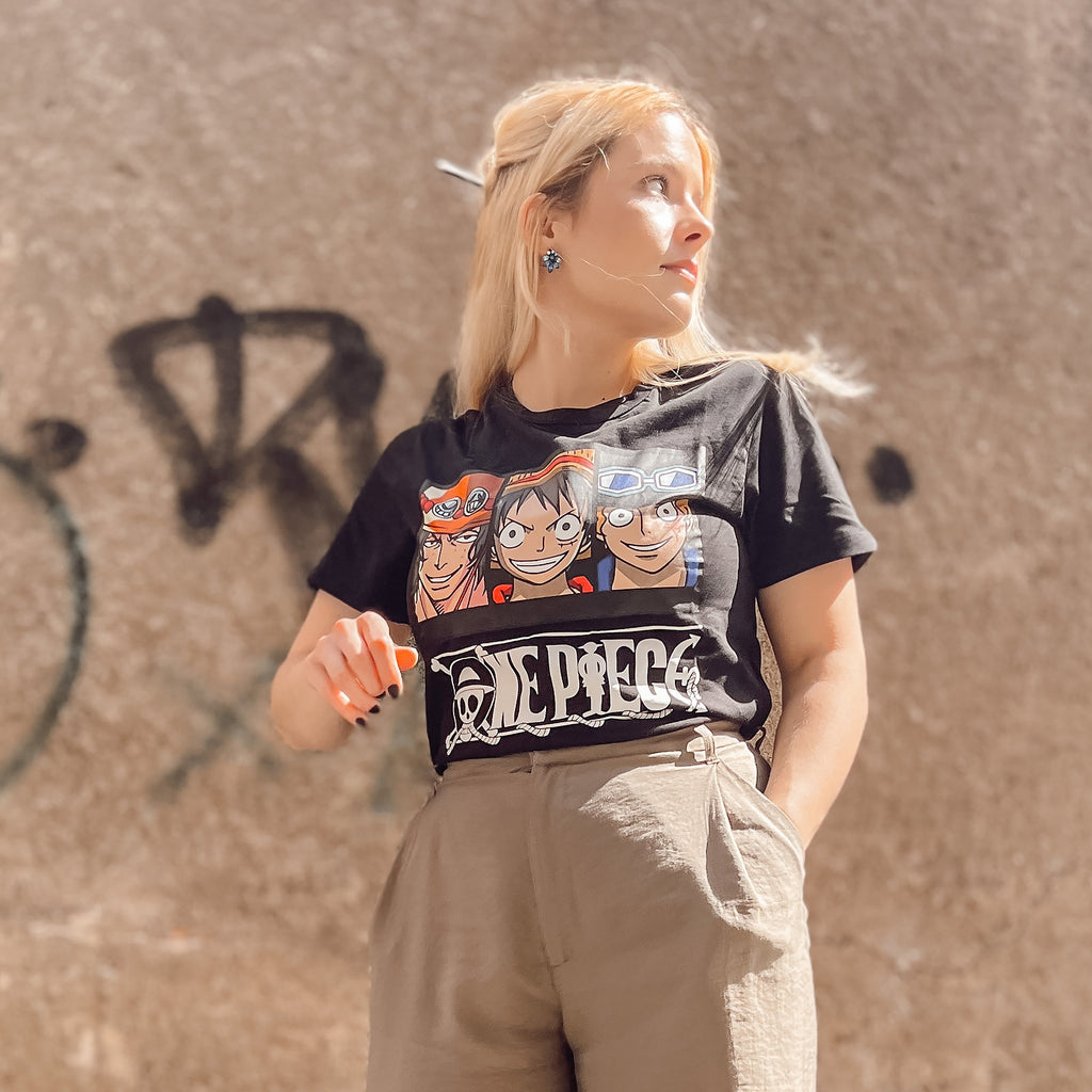 Imagen del producto One Piece - Camiseta Crew negra