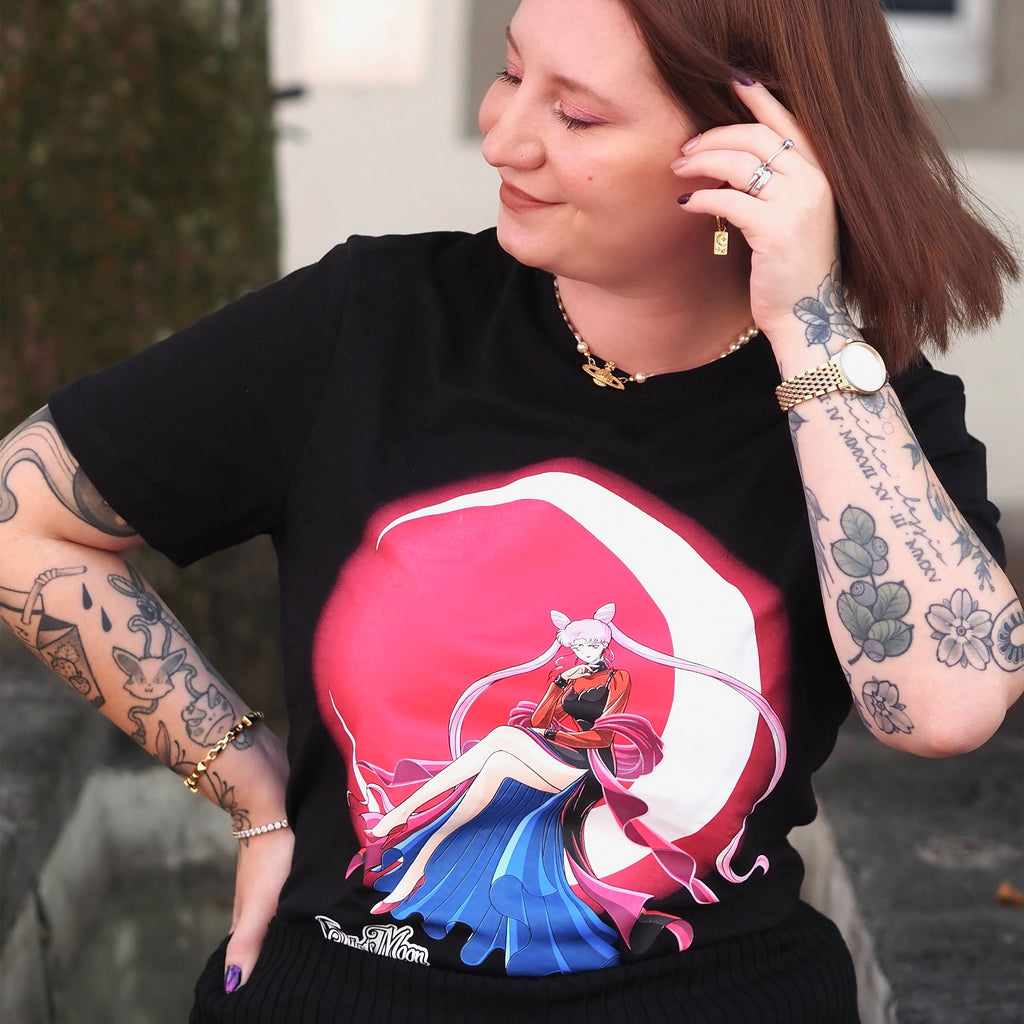 Imagen del producto Sailor Moon - Bright Moon Camiseta negra