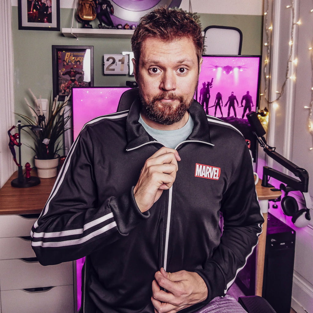 Imagen del producto Marvel - Chaqueta de entrenamiento con logo negra