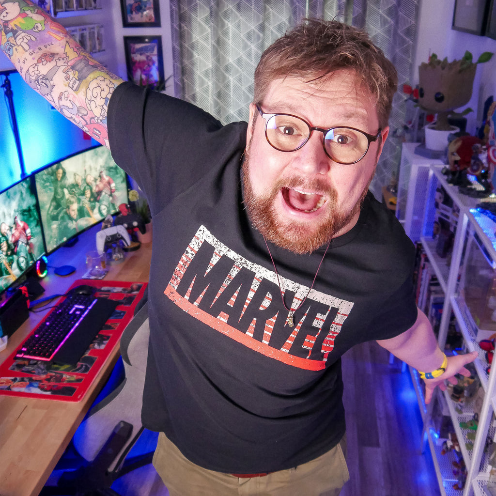 Imagen del producto Marvel - Camiseta negra con logo de Guardians