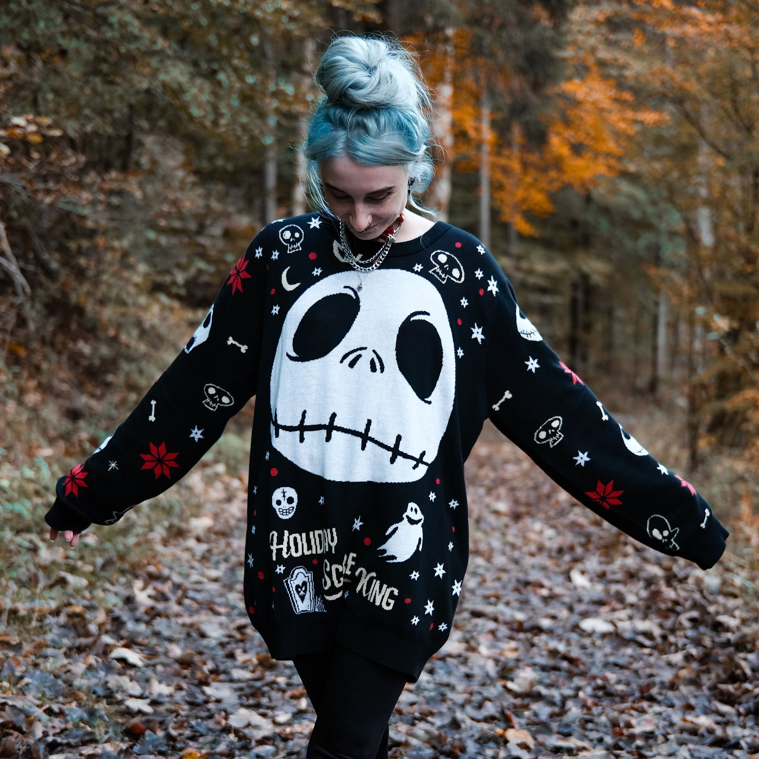 Imagen del producto Nightmare Before Christmas - Jersey de punto Jack Skellington