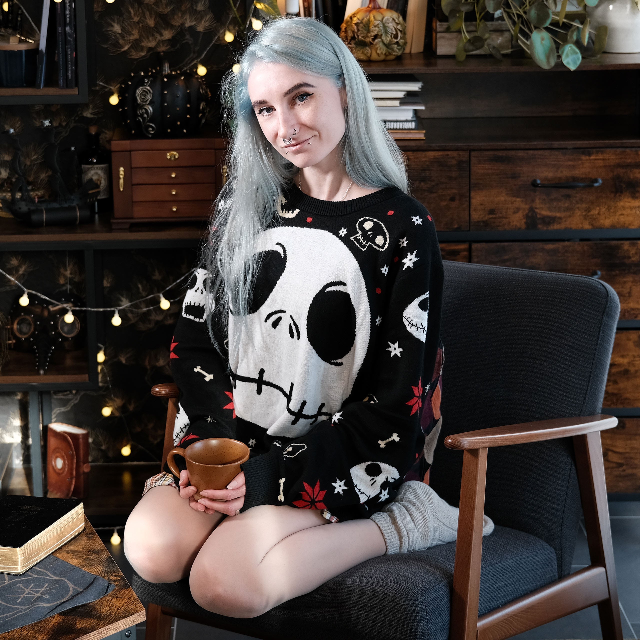 Imagen del producto Nightmare Before Christmas - Jersey de punto Jack Skellington