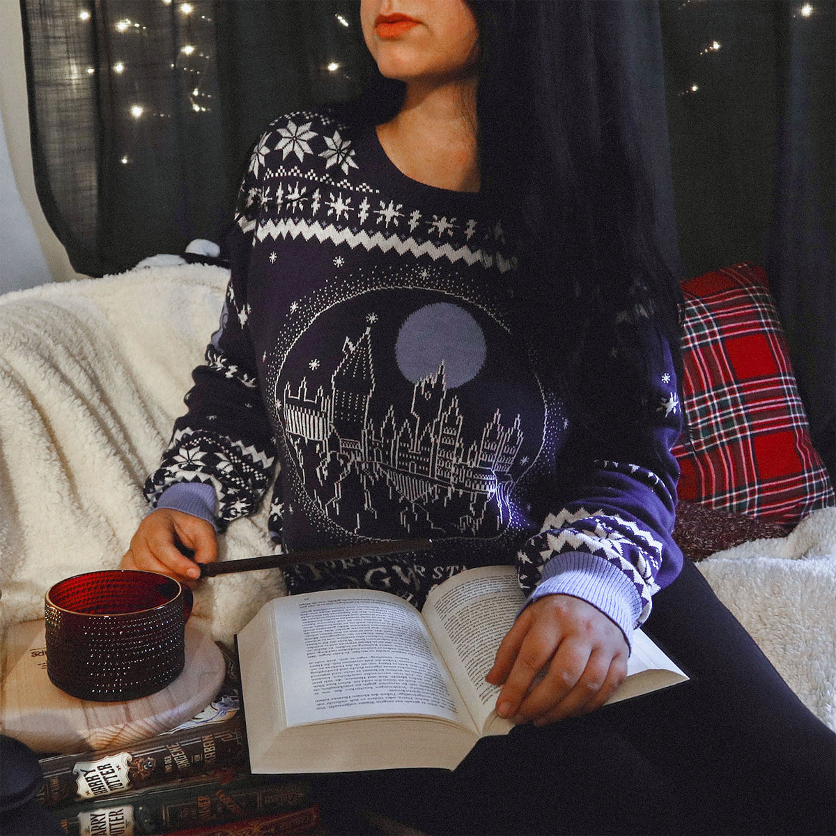 Imagen del producto Harry Potter - Jersey de punto del castillo de Hogwarts