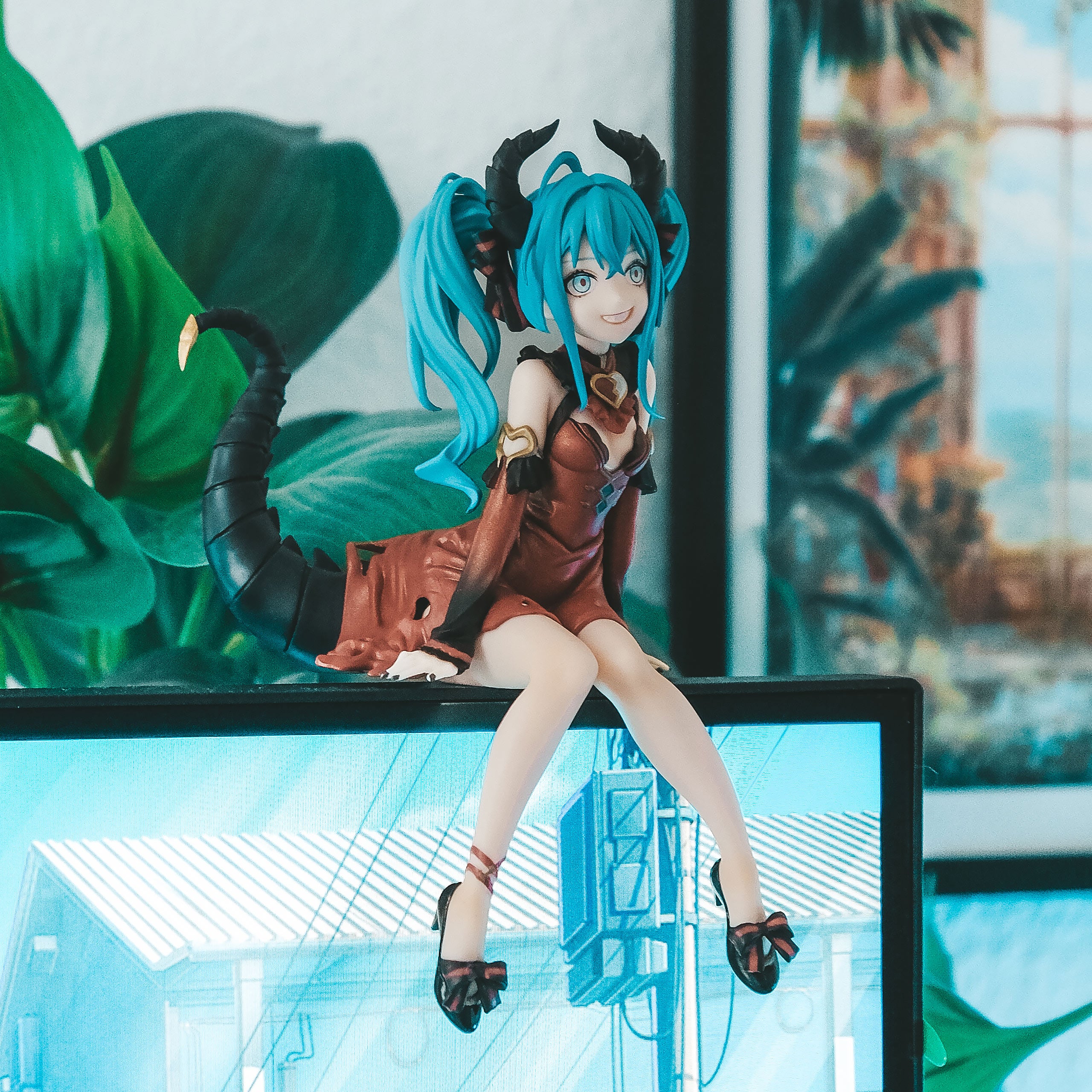 Imagen del producto Hatsune Miku - Versión de color rojo Villain Noodle Stopper Figura