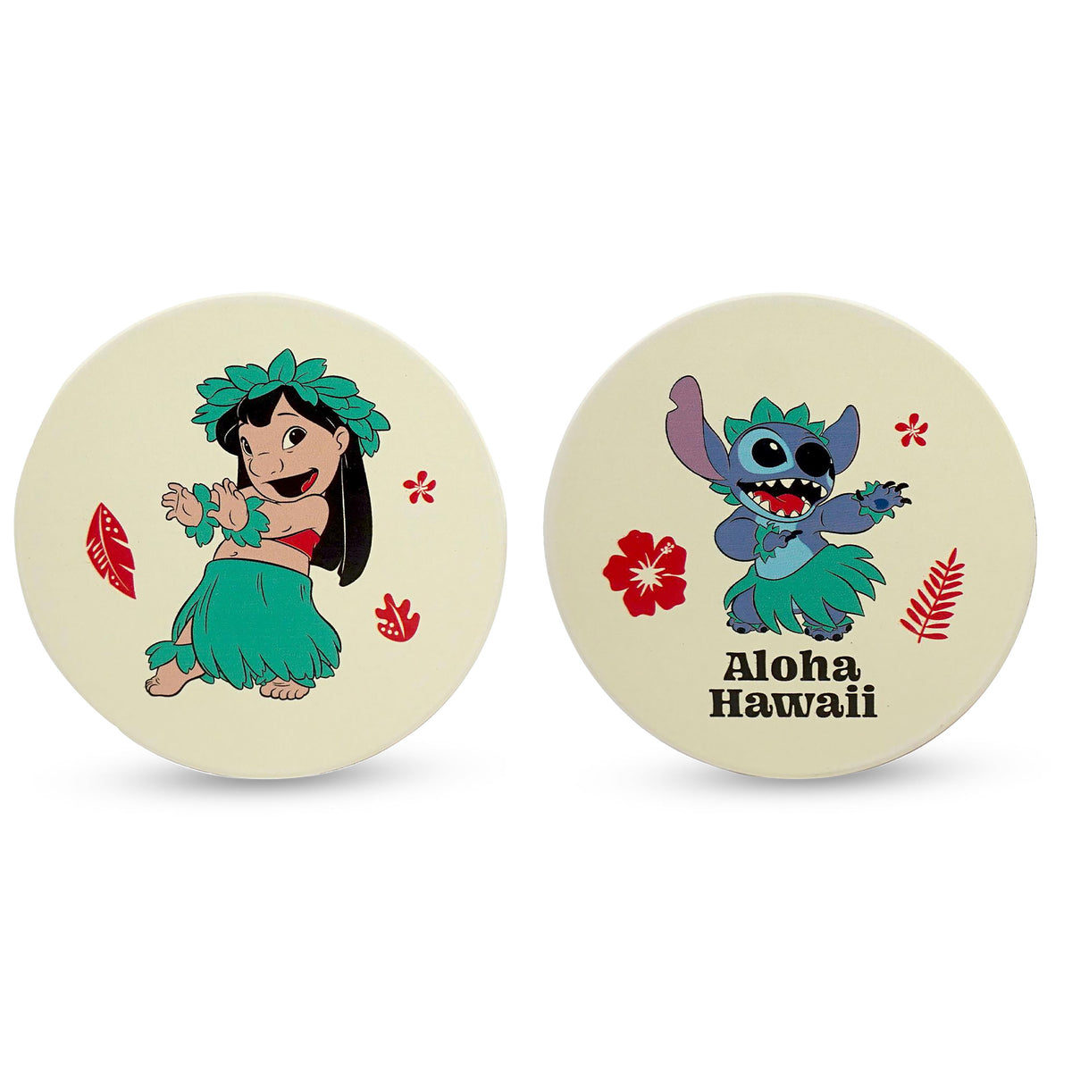 Product image Lilo & Stitch - Aloha Hawaii ceramic coasters set of 2