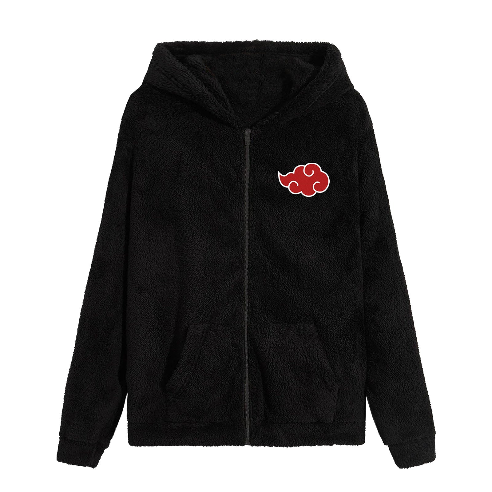 Product image Naruto - Akatsuki Plush Hoodie Jacket Black