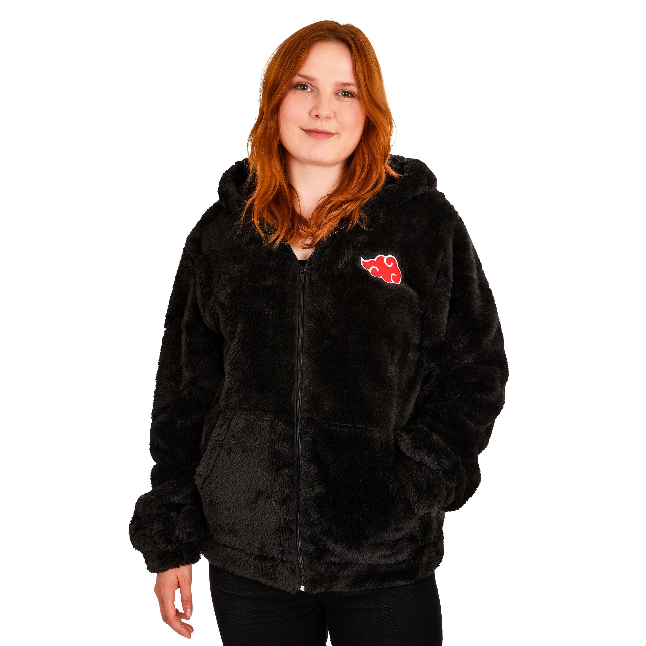 Product image Naruto - Akatsuki Plush Hoodie Jacket Black
