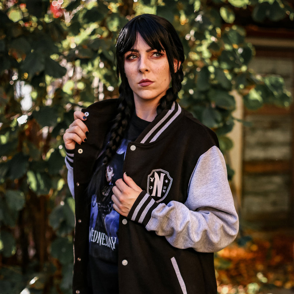 Imagen del producto Miércoles - Chaqueta universitaria Nevermore Academy