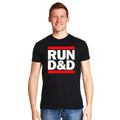 Imagen del producto Camiseta Run D&D negra para fans de Dungeons & Dragons