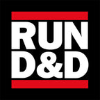 Imagen del producto Camiseta Run D&D negra para fans de Dungeons & Dragons