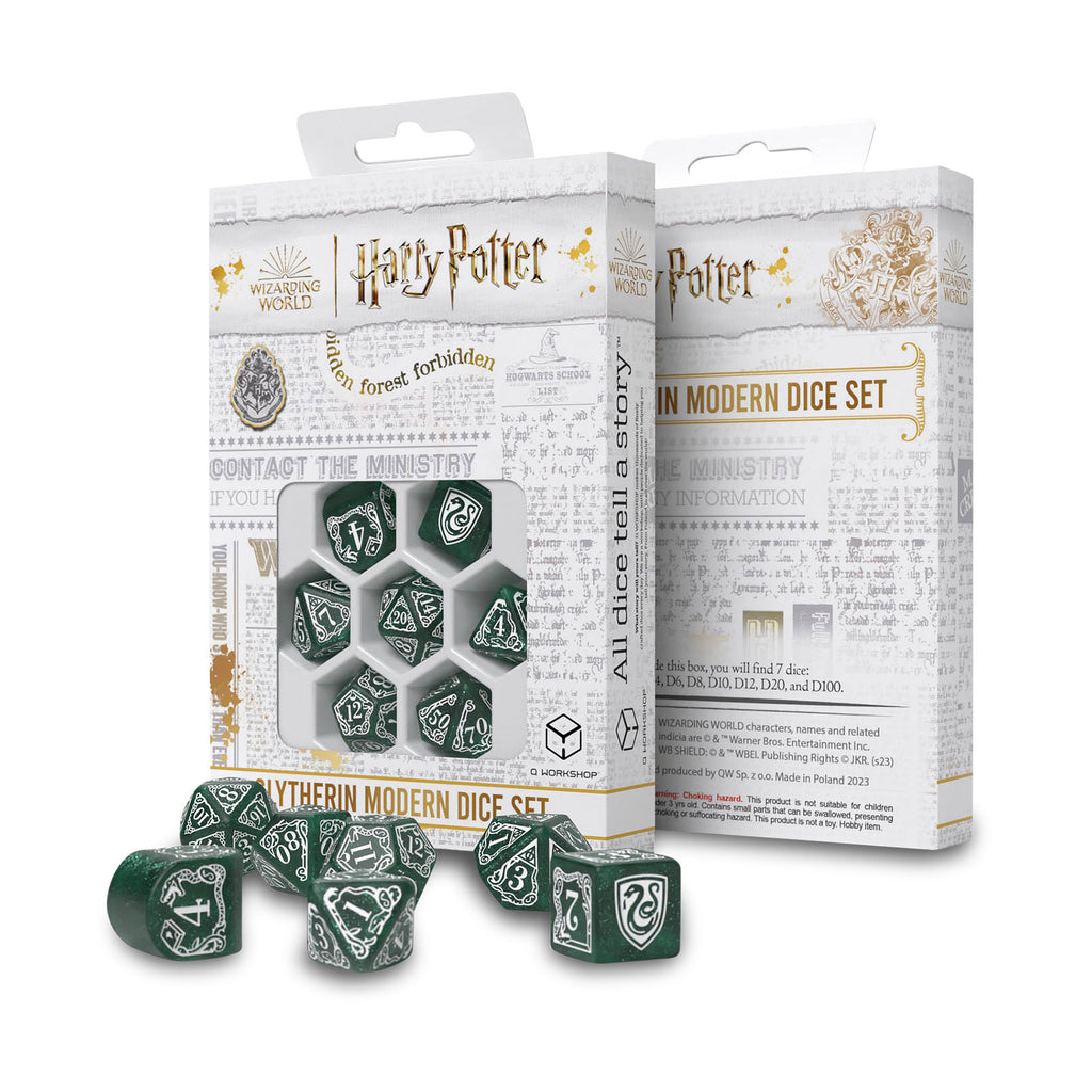 Product image Harry Potter - Slytherin RPG Dice Set 7pc Green