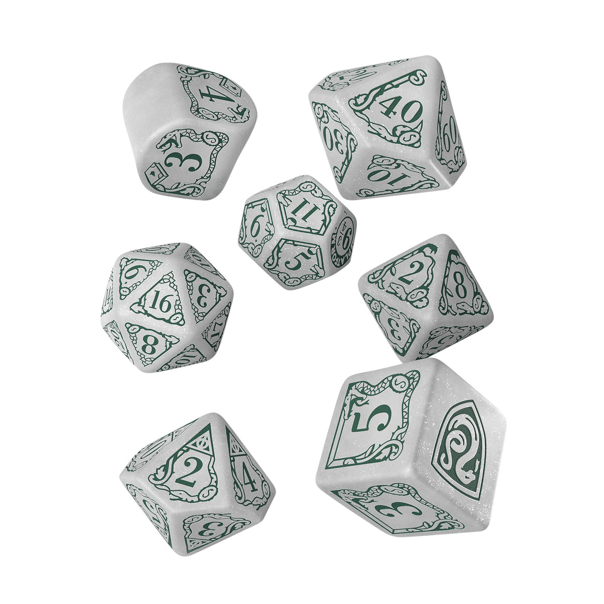 Product image Harry Potter - Slytherin RPG Dice Set 7pcs white