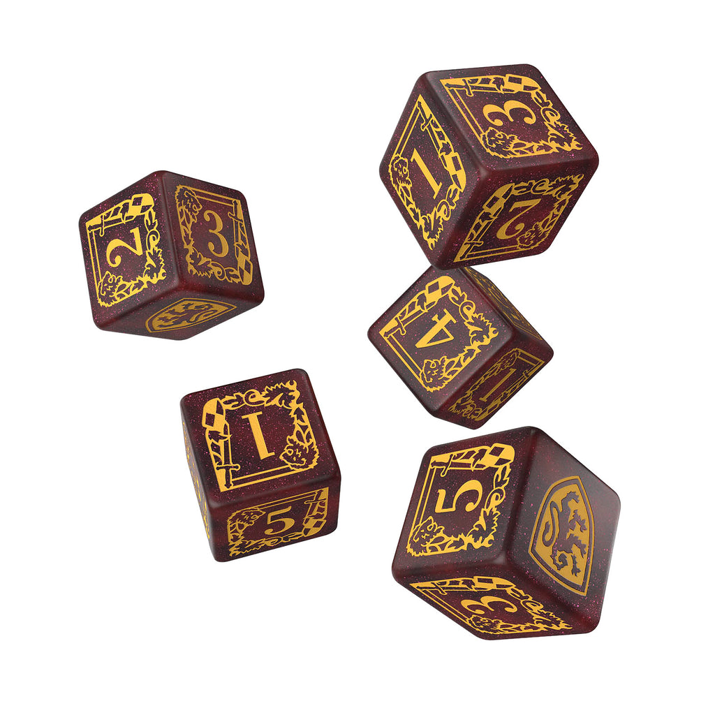 Product image Harry Potter - Gryffindor RPG Dice Set 5pcs with Dice Bag Red