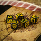 Product image Harry Potter - Hufflepuff RPG Dice Set 5pcs with Dice Bag Yellow