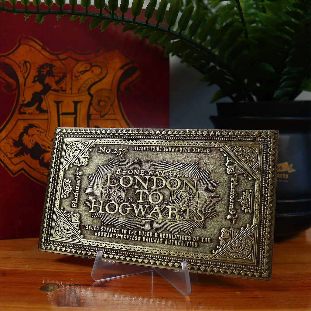Imagen del producto Harry Potter - Réplica del billete del Expreso de Hogwarts de estilo antiguo (edición limitada)
