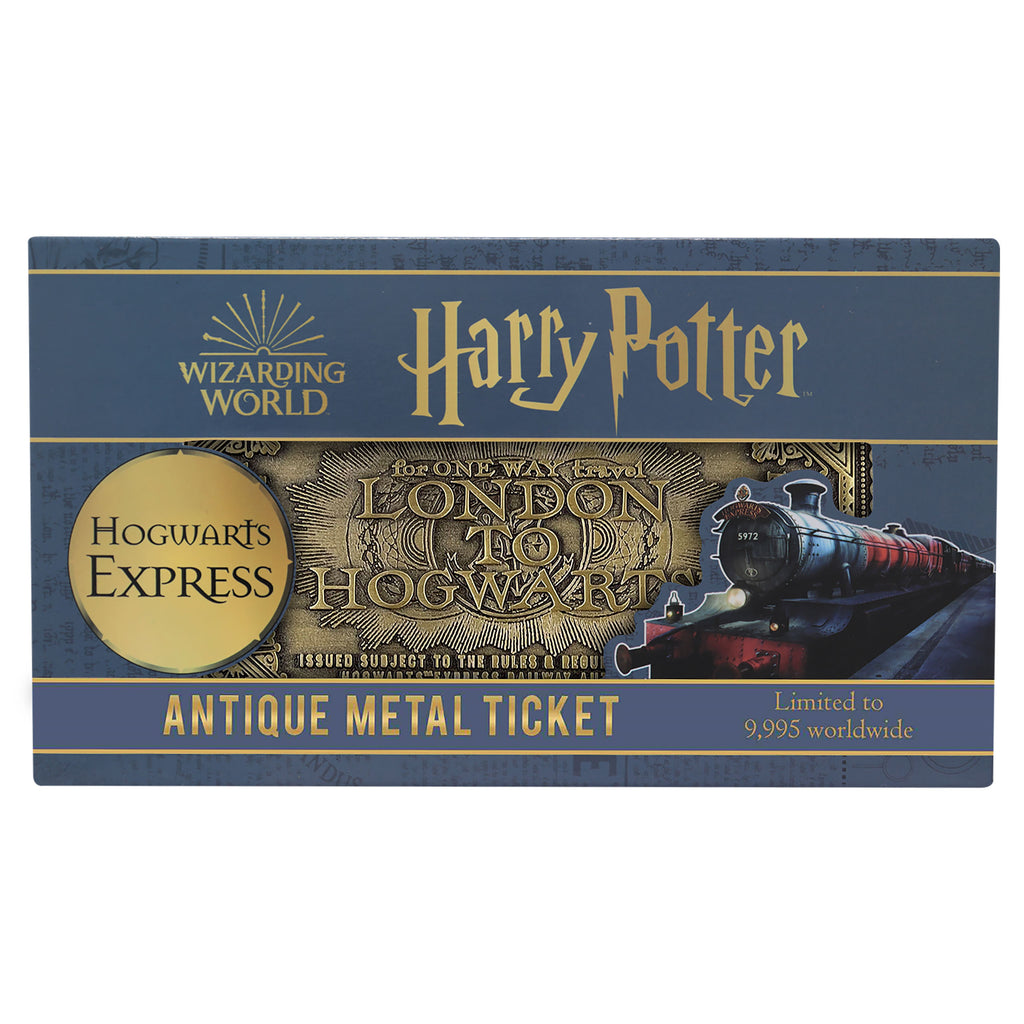 Imagen del producto Harry Potter - Réplica del billete del Expreso de Hogwarts de estilo antiguo (edición limitada)