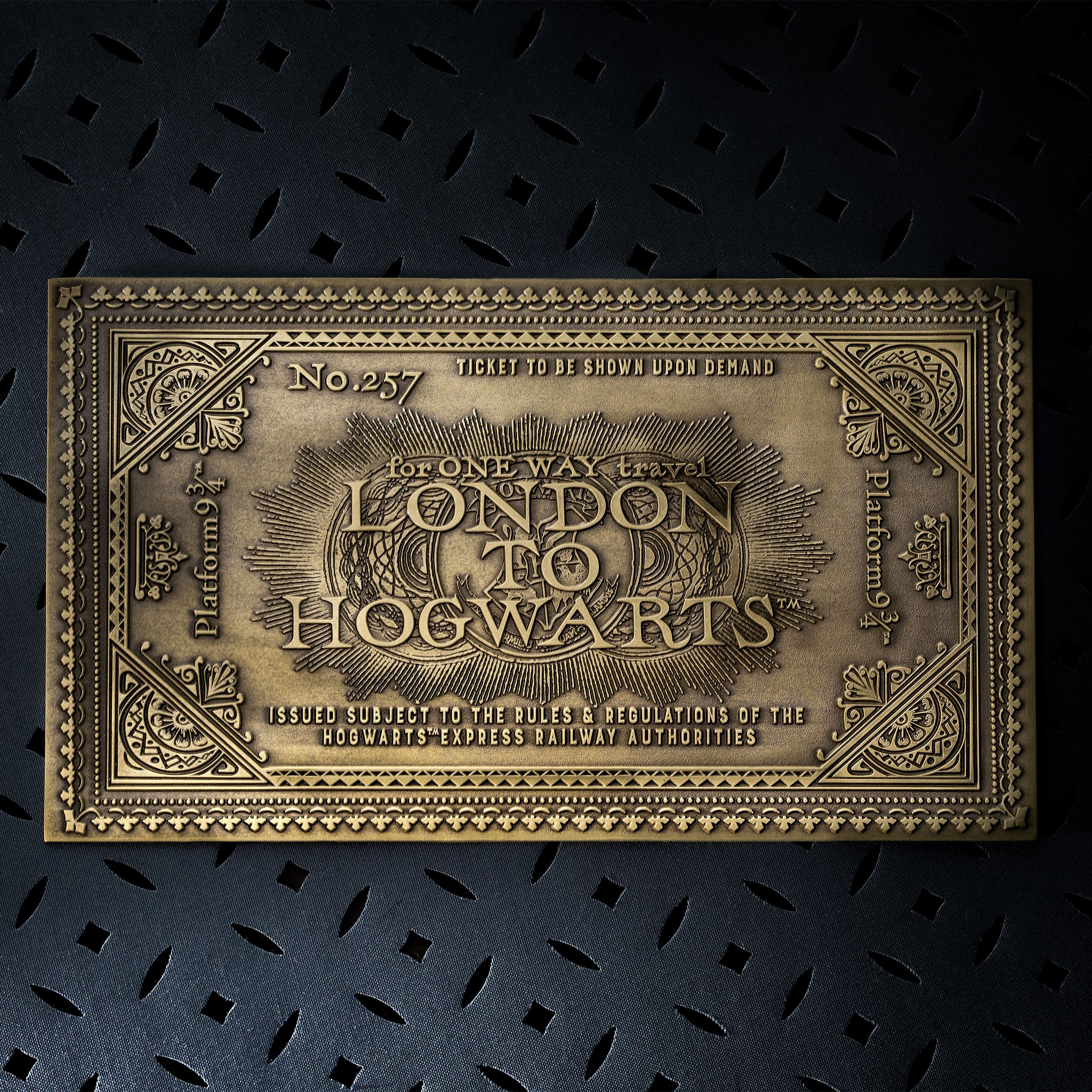 Imagen del producto Harry Potter - Réplica del billete del Expreso de Hogwarts de estilo antiguo (edición limitada)