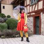 Imagen del producto Winnie Pooh - Mini mochila de cosplay de chaqueta roja