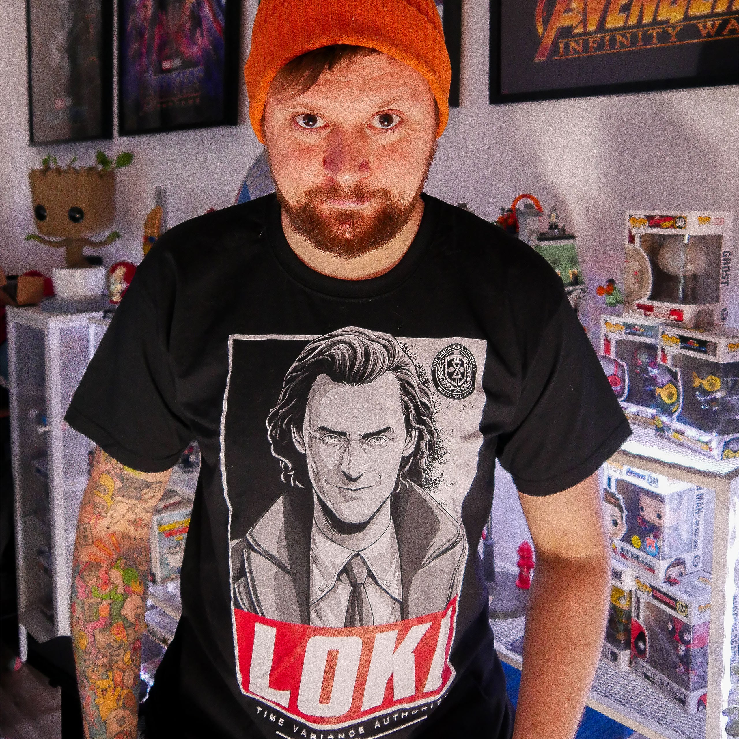 Imagen del producto Camiseta Loki Square negra