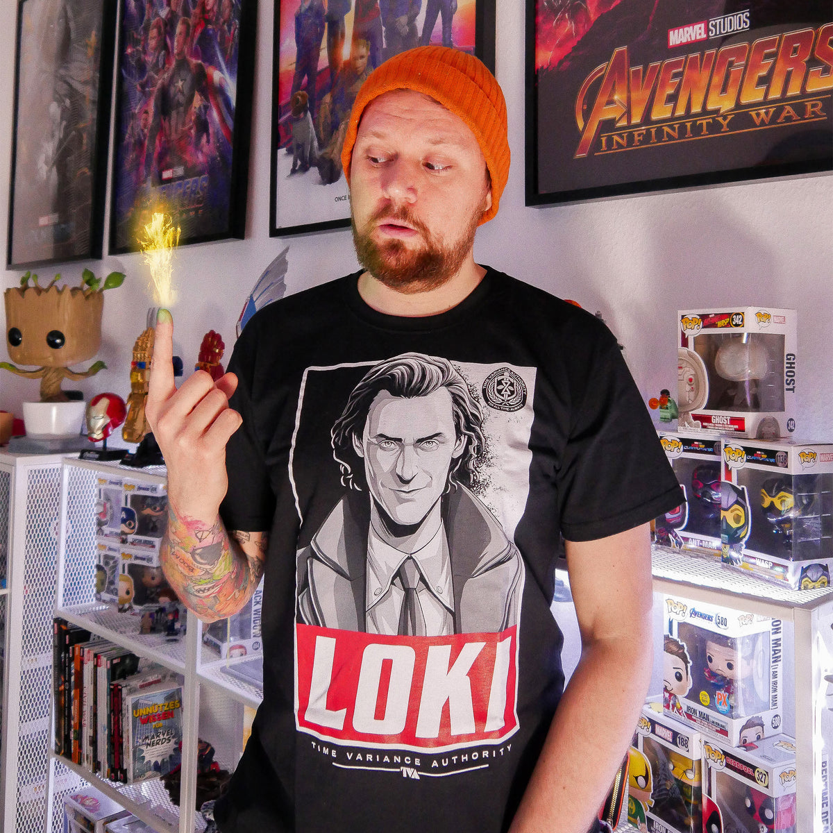 Imagen del producto Camiseta Loki Square negra