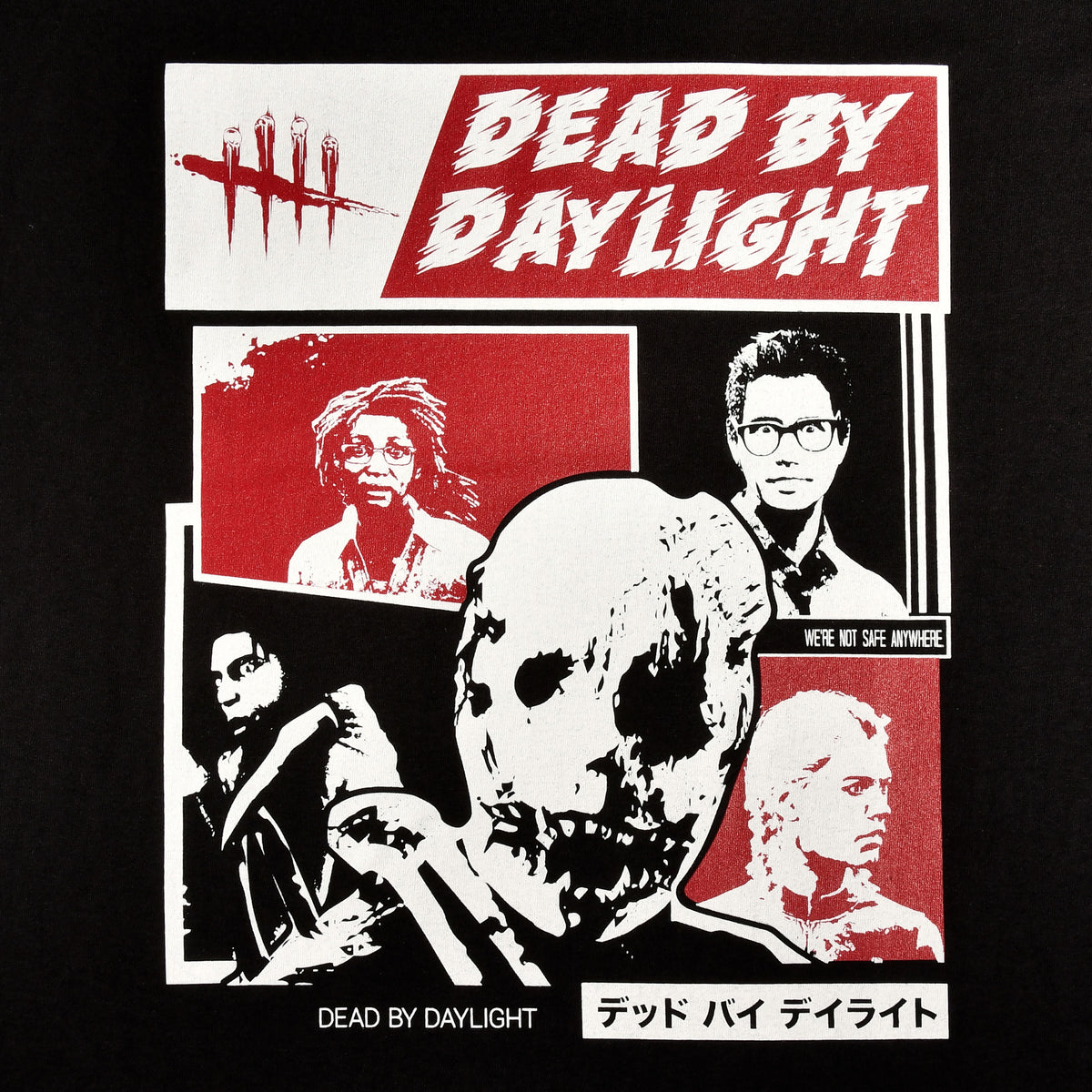 Imagen del producto Dead by Daylight - Camiseta Retro Line Trapper negra