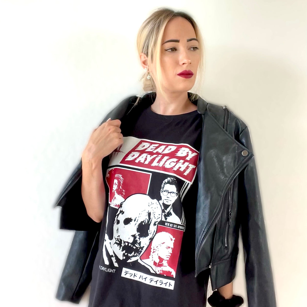 Imagen del producto Dead by Daylight - Camiseta Retro Line Trapper negra