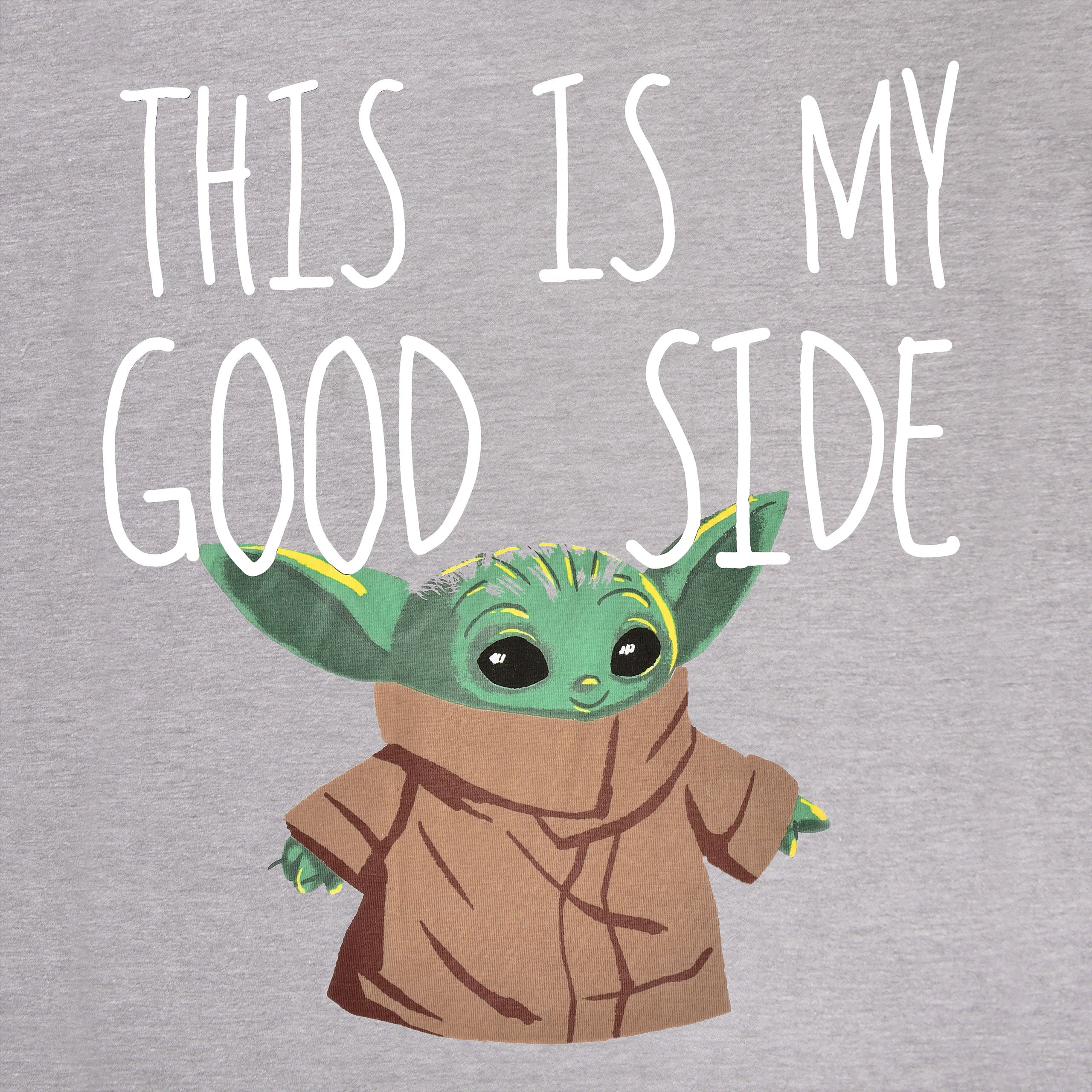 Imagen del producto Grogu Good Side Camiseta Oversize Blanca - Star Wars The Mandalorian