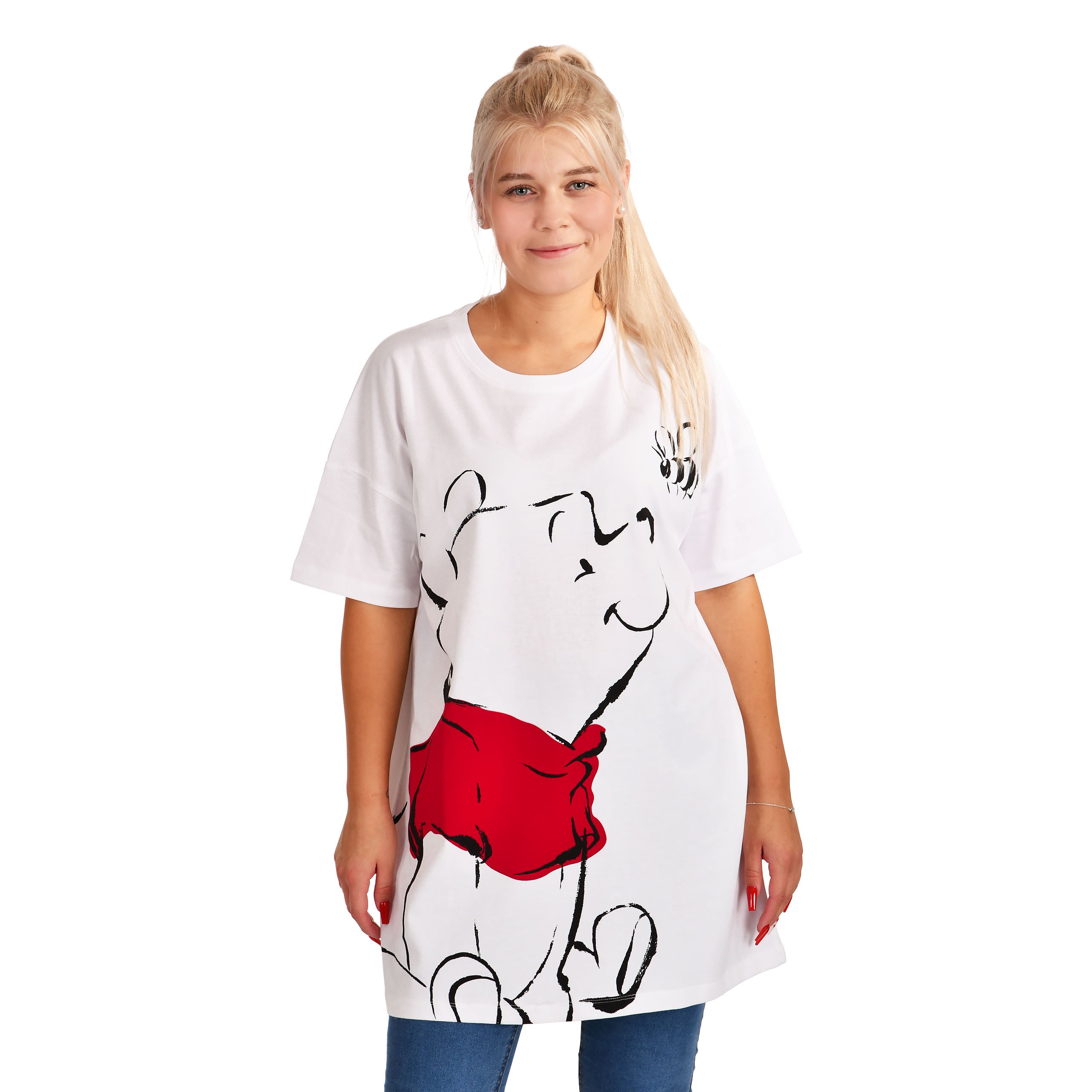 Imagen del producto Winnie Pooh - Camiseta Oversize Blanca